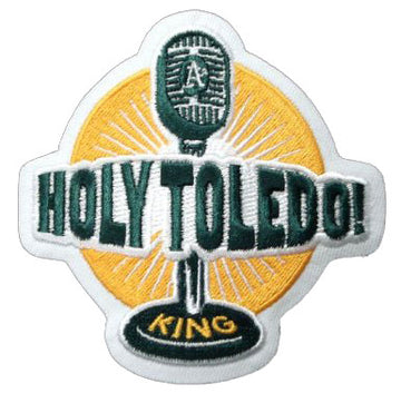Bill King 'Holy Toledo' Oakland A's Announcer Memorial Sleeve Jersey Patch (2006) 
