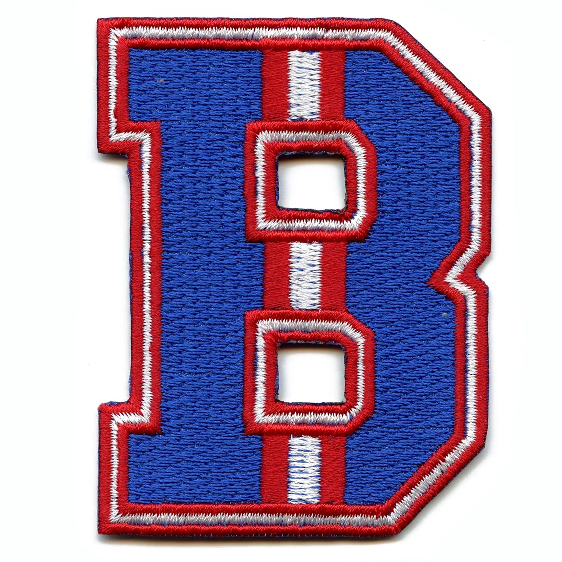 City Of Buffalo Blue/White B Logo Football Jersey Parody Embroidered Iron  On Patch