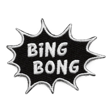 Bing Bong Patch Funny Viral Meme Embroidered Iron On 