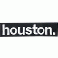 Black City Of Houston Texas Puff Raised Box Logo Embroidered Iron on Patch