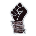 Black Lives Matter Movement Fist Embroidered Iron On Patch