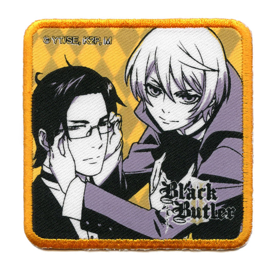 Black Butler Aloise & Claude Patch Anime Orange Embroidered Iron On 