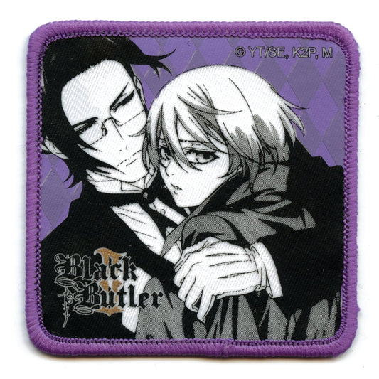 Black Butler Aloise & Claude Patch Anime Purple Embroidered Sew On 