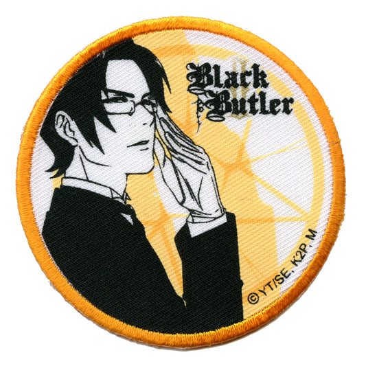 Official Black Butler II Anime Claude Foto Iron on Patch 