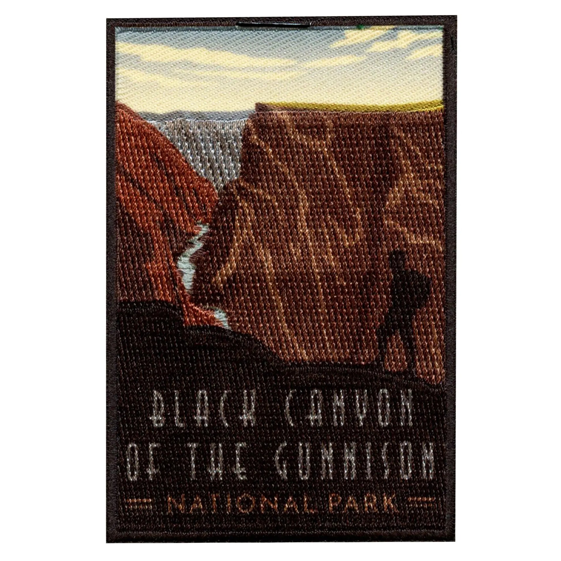 Black Canyon of the Gunnison Patch National Park Travel Sublimated Embroidery Iron On