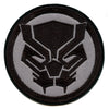 Marvel Black Panther Patch Mask Logo Embroidered Iron On 