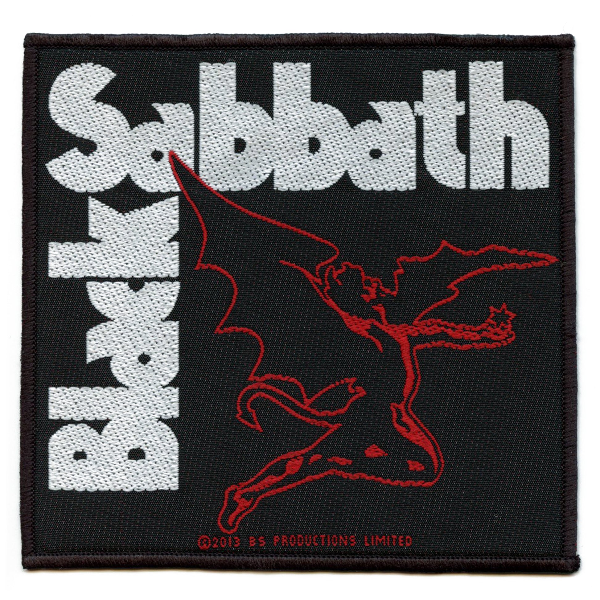 Black Sabbath Creature Patch Ozzy Metal Classic Woven Iron On