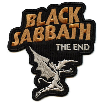 Black Sabbath The End Patch Ozzy Metal Creature Embroidered Iron On