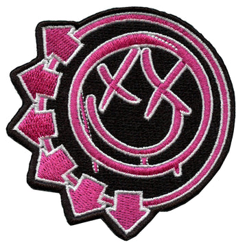 Blink-182 Smiley Album Art Patch Punk Rock Band Embroidered Iron On