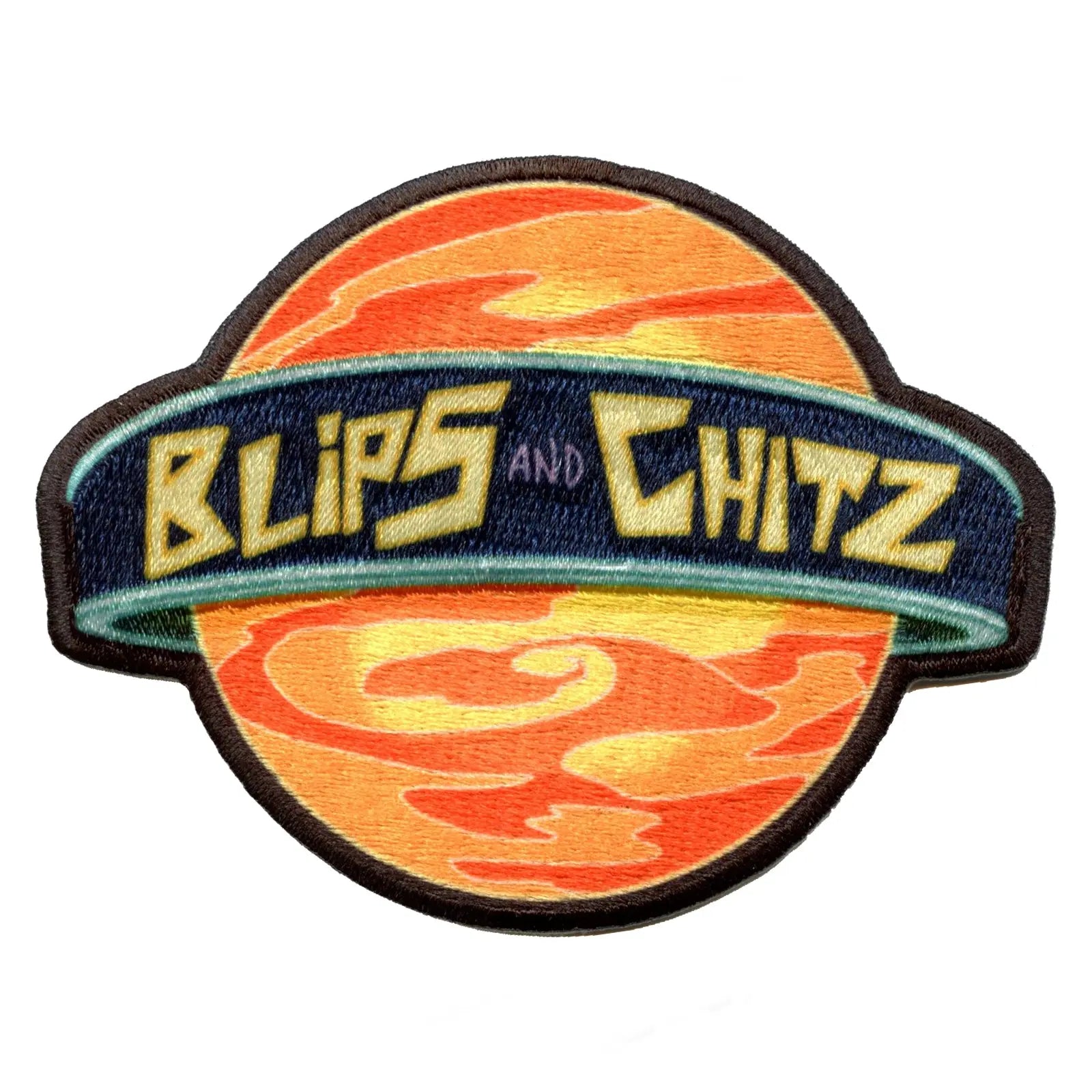 Rick and Morty Blips And Chitz Embroidered Iron On Patch 