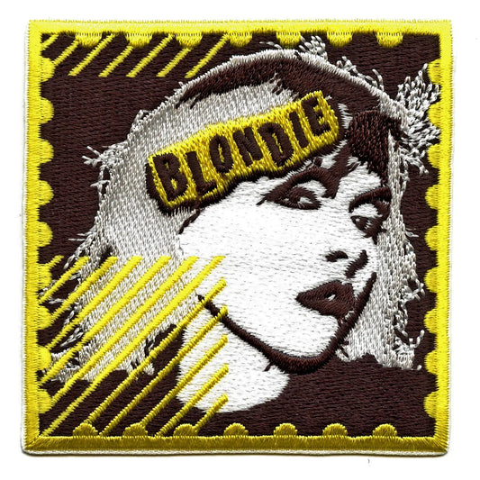 Blondie Portrait Embroidered Iron On Patch 