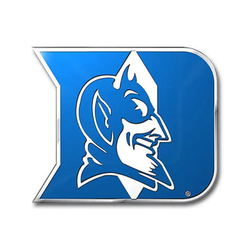 Duke Blue Devils Colored Aluminum Car Auto Emblem 