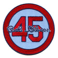 Bob Gibson 45 Memorial St. Louis Cardinals Embroidered Patch (Blue) 