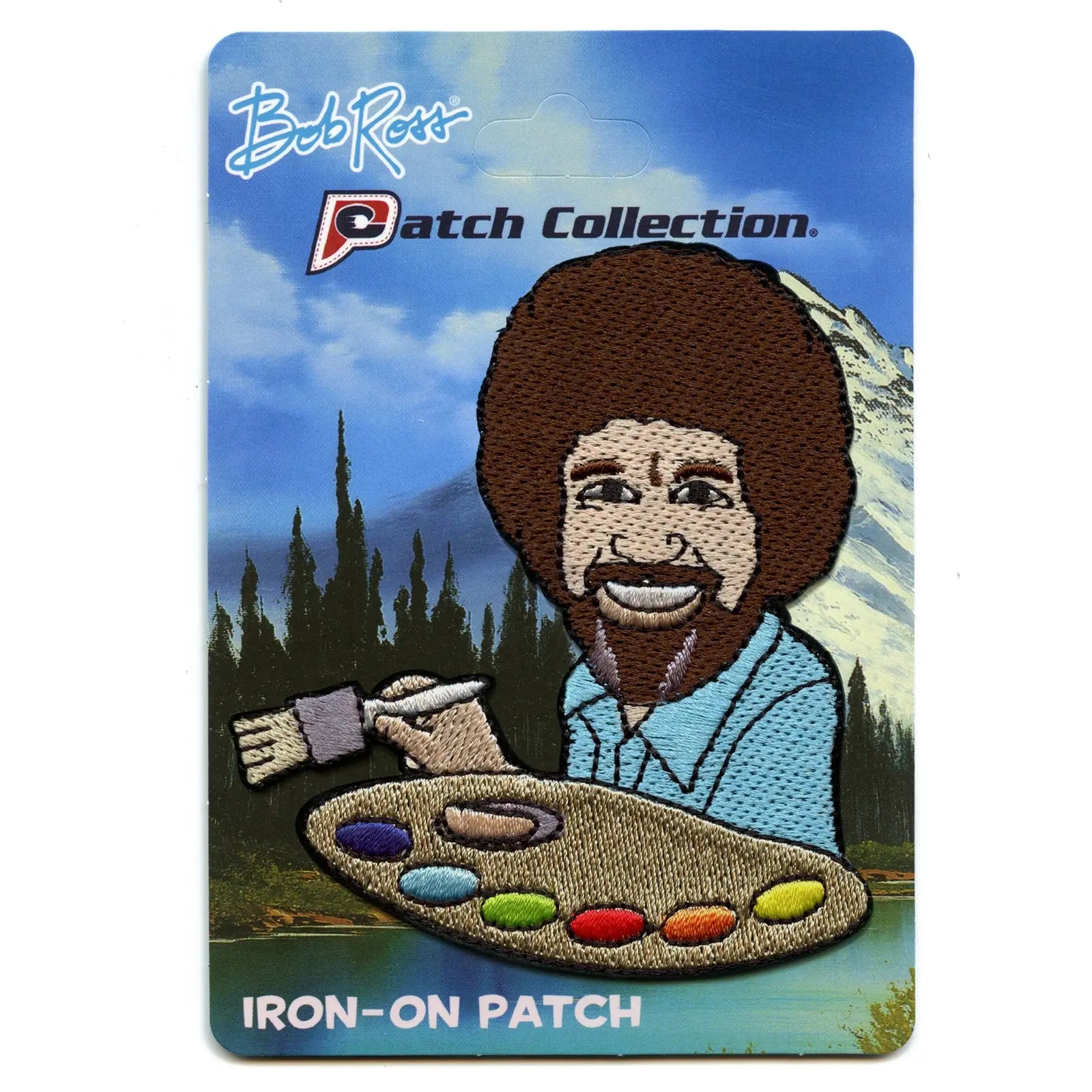 Bob Ross Official Patch Collection Exclusive Embroidered Iron on Patch