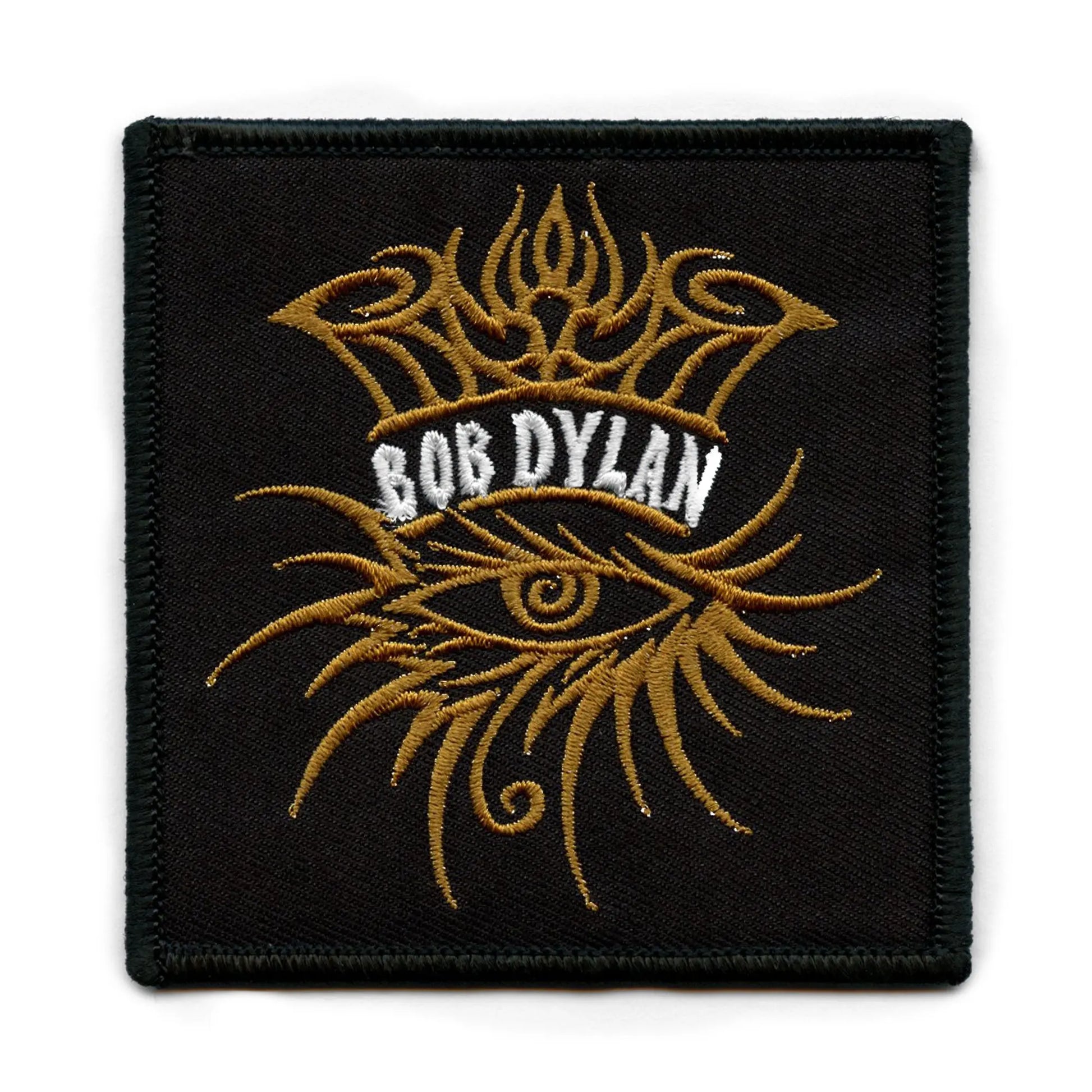 Bob Dylan Standard Logo Patch Eye Icon Embroidered Iron On