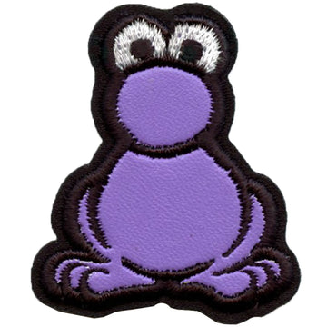 Grape Nerd Candy Sitting Purple Sweets Mascot Applique Iron On