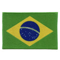 Brazil Country Flag Patch South America Embroidered Iron On