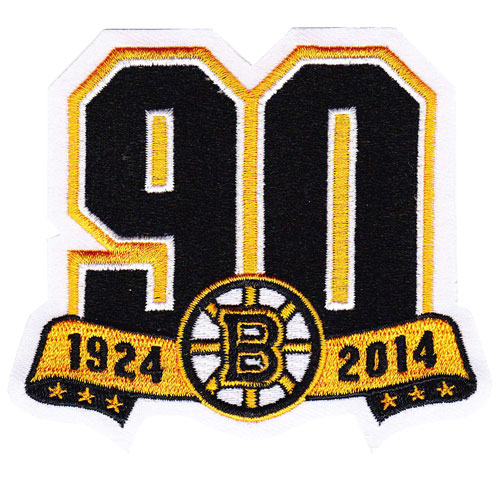 2013 Boston Bruins Team 90th Anniversary Season Logo Jersey Patch 