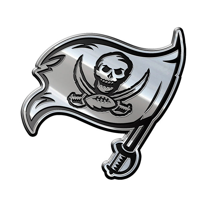 Tampa Bay Buccaneers Premium Solid Metal Chrome Plated Car Auto Emblem