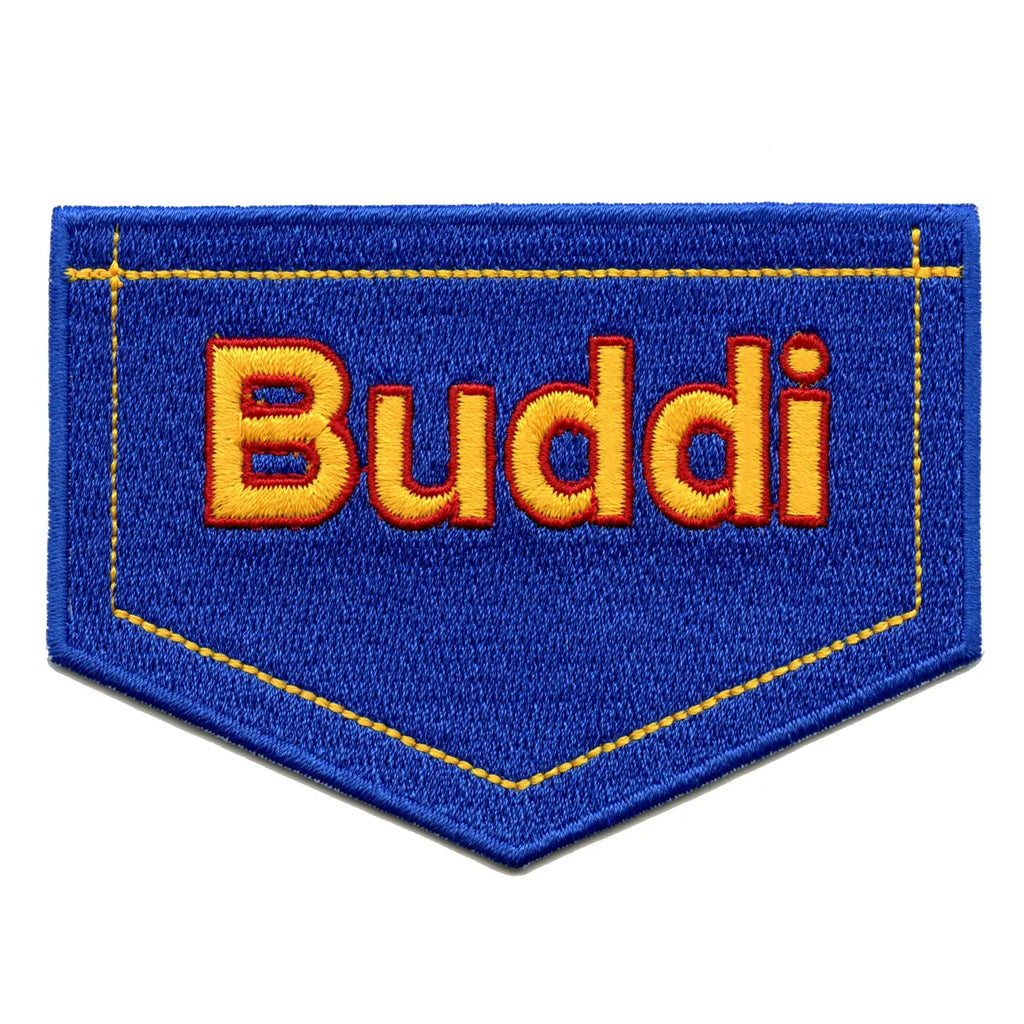 Buddi Evil Doll Front Pocket Overalls Iron On Embroidered Costume Patch