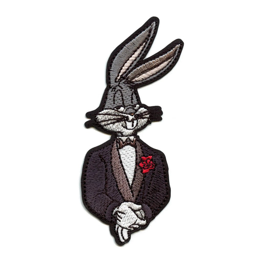 Official Looney Tunes Patch Bugs in Tux Embroidered Iron On 