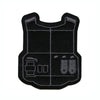 Bullet Proof Vest Patch Police Gear Video Embroidered Iron On 