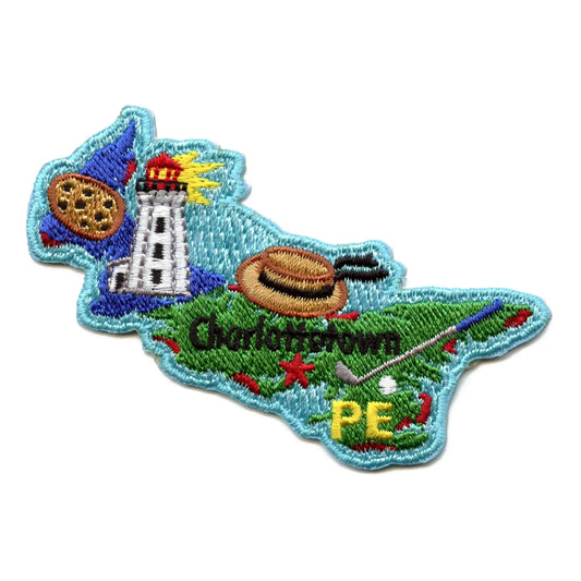 Prince Edward Island Patch Canada Province Embroidered Iron On 