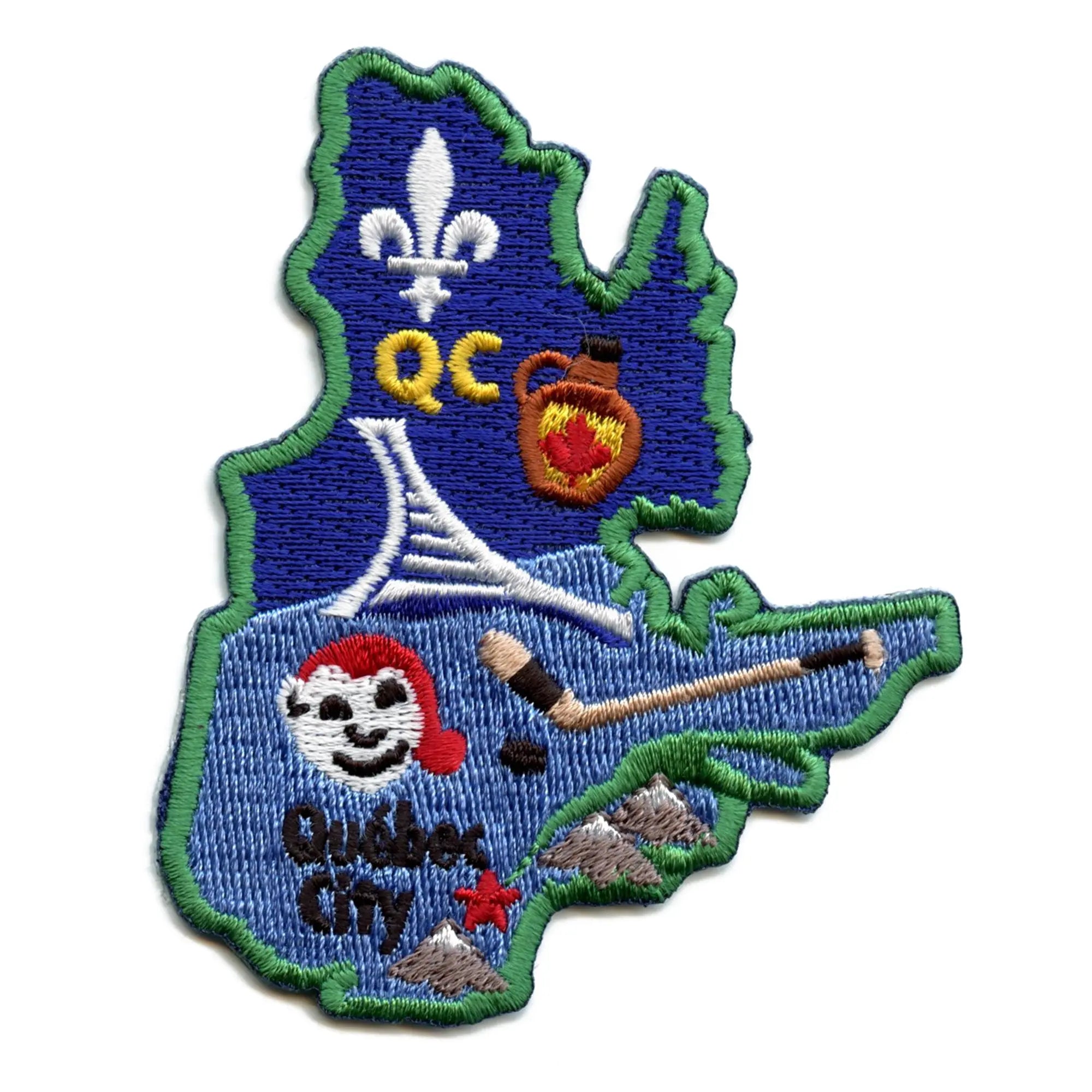 Quebec Patch Canada Province Embroidered Iron On – Patch Collection