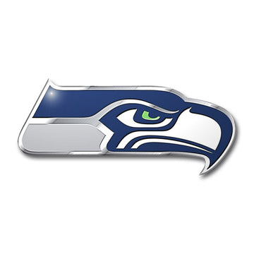 Seattle Seahawks Colored Aluminum Car Auto Emblem 