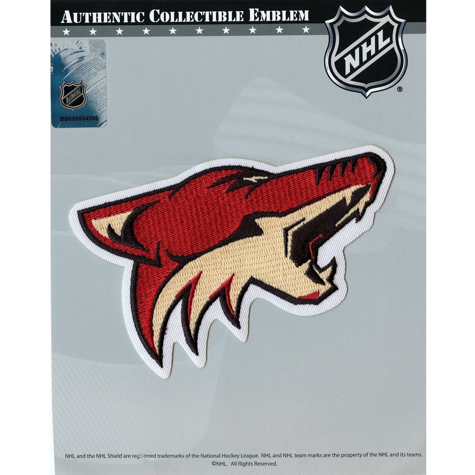 Arizona Coyotes Primary Team Logo (Howling Wolf) Patch 