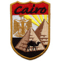 Cairo Egypt Shield Embroidered Iron On Patch