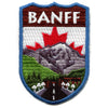 Canada Shield Patch Banff Embroidered Iron On 