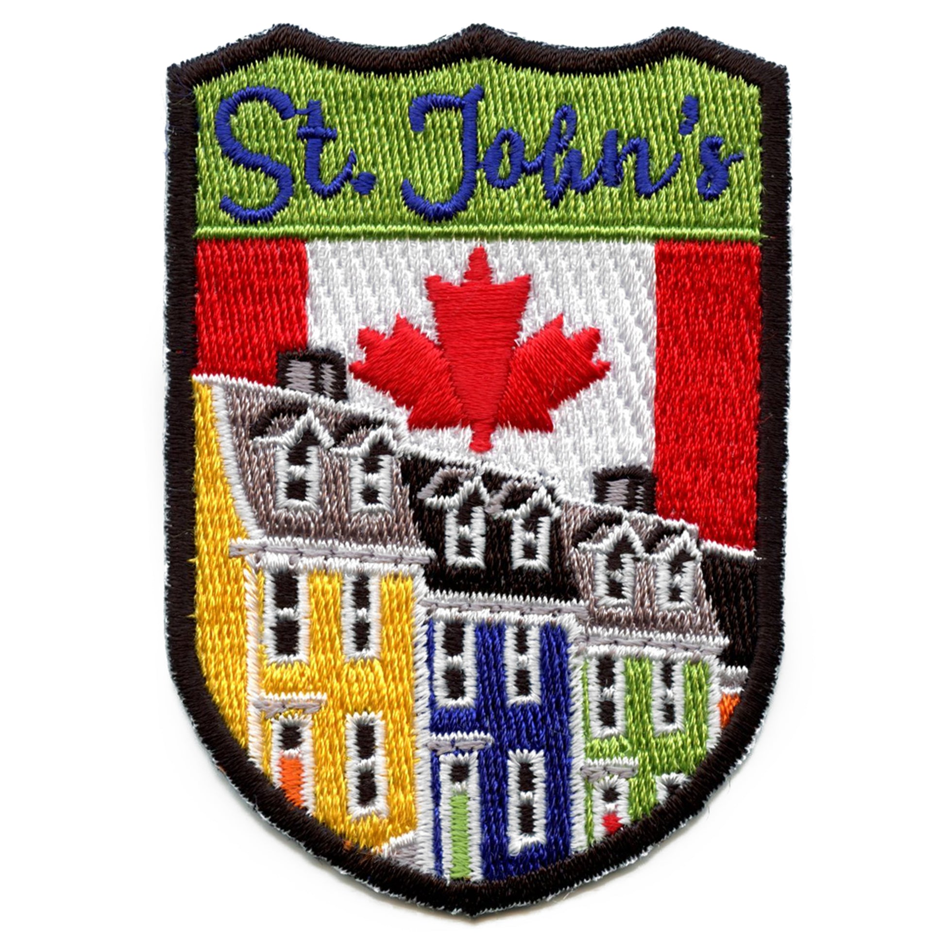 Canada Shield Patch St. John's Embroidered Iron On 