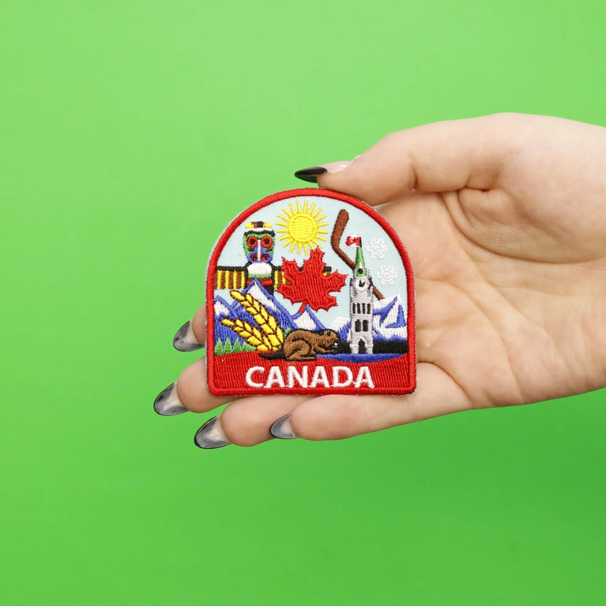Canada Travel Embroidered Iron On Patch 
