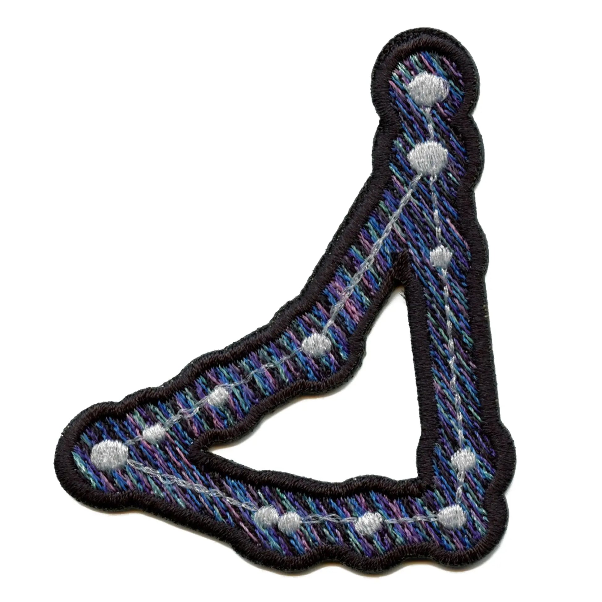 Capricorn Zodiac Constellation Patch Horned Goat Horoscope Embroidered Iron On 