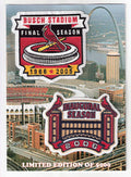 2005 & 2006 St. Louis Cardinals Busch Stadium Jersey Patch (Limited Edition) 