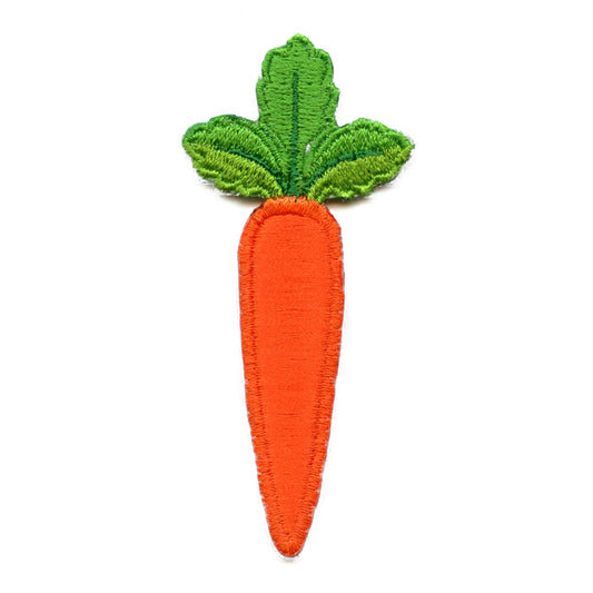 Easter Carrot Emoji Embroidered Iron On Patch 