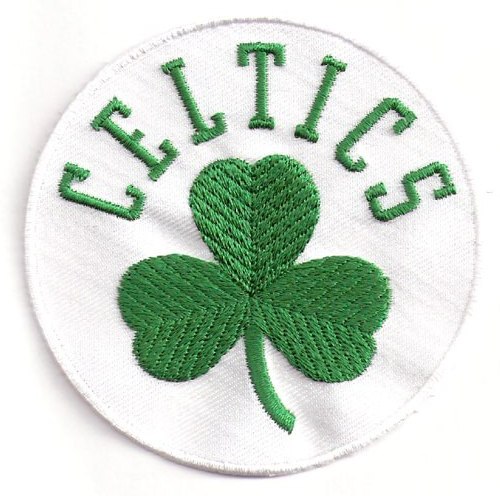 Boston Celtics Alternate Team Logo Patch (White) 