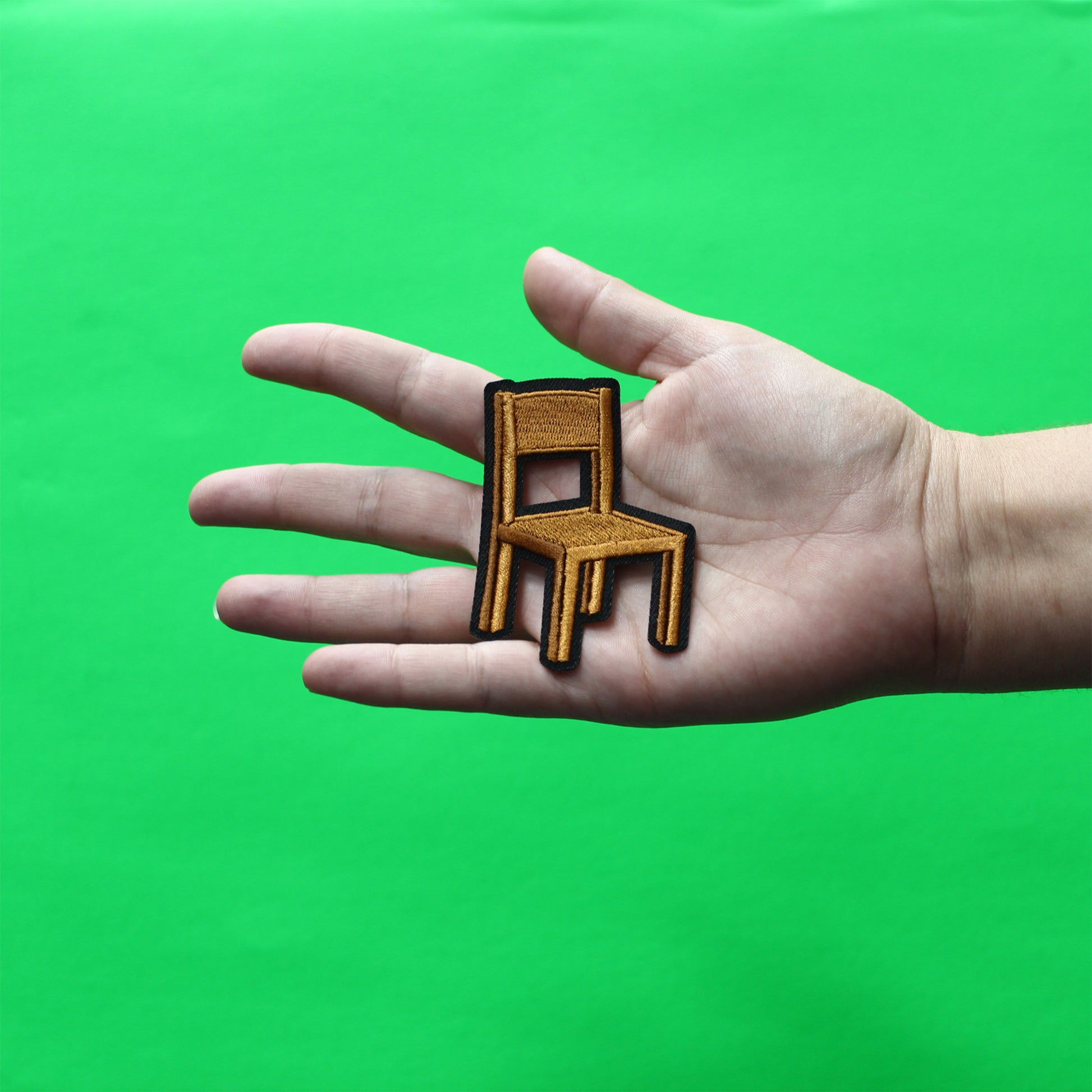 Chair Emoji Patch Embroidered Iron On 
