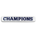 Champions White Blue Box Logo Iron On Jersey Sleeve Patch