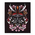 Cherry Blossom Demon Samurai Patch Back FotoPatch XL Embroidered Iron On