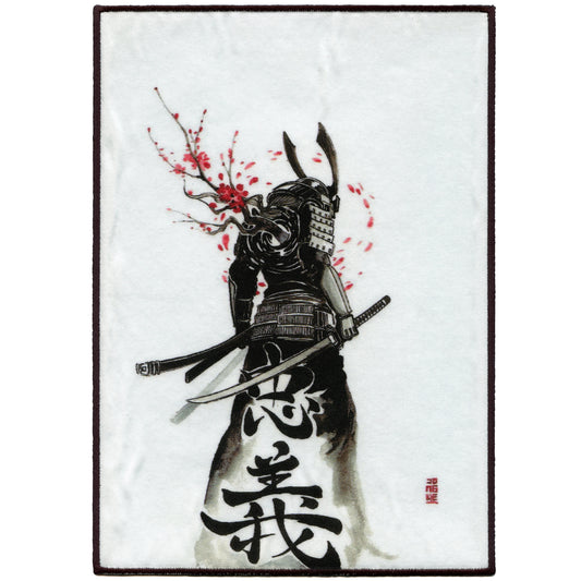 Japanese Bushi Samurai FotoPatch Cherry Blossoms XL Embroidered Iron-on 