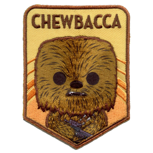 Official Star Wars POP Chewbacca Embroidered Iron On Patch 