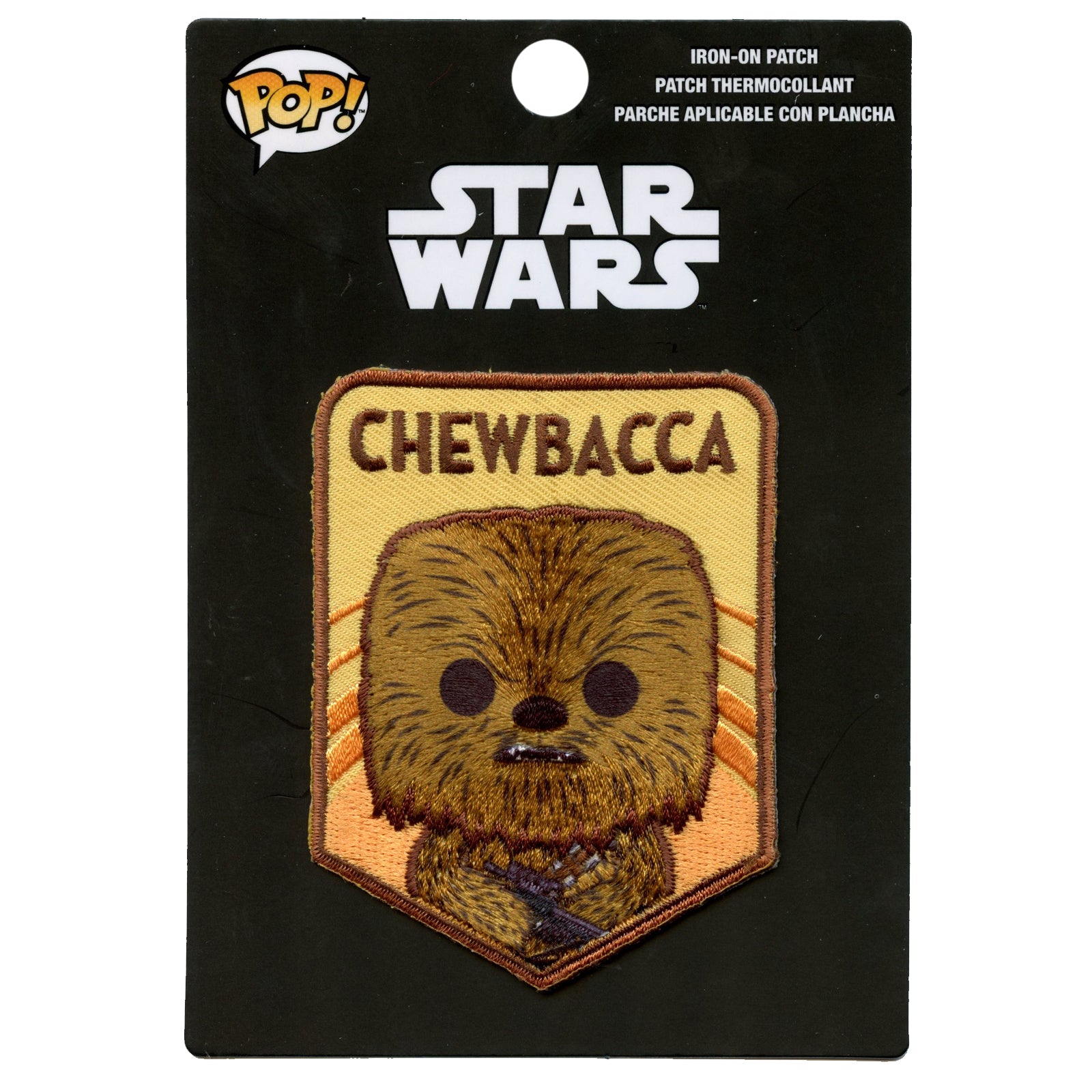 Official Star Wars POP Chewbacca Embroidered Iron On Patch 