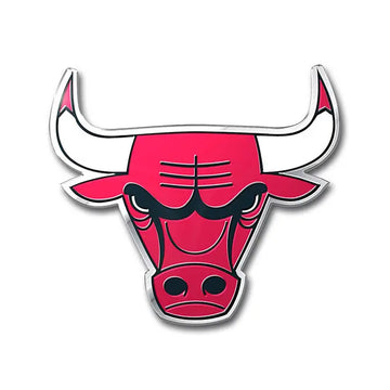 Chicago Bulls NBA Colored Aluminum Car Auto Emblem 