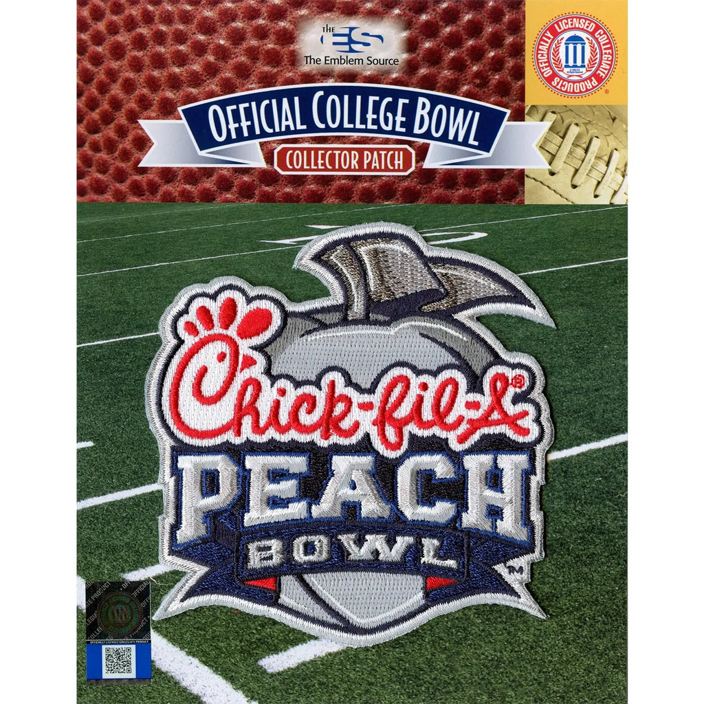 2021 Chick-Fil-A Peach Bowl Game Jersey Patch (Michigan State Pittsburgh) 