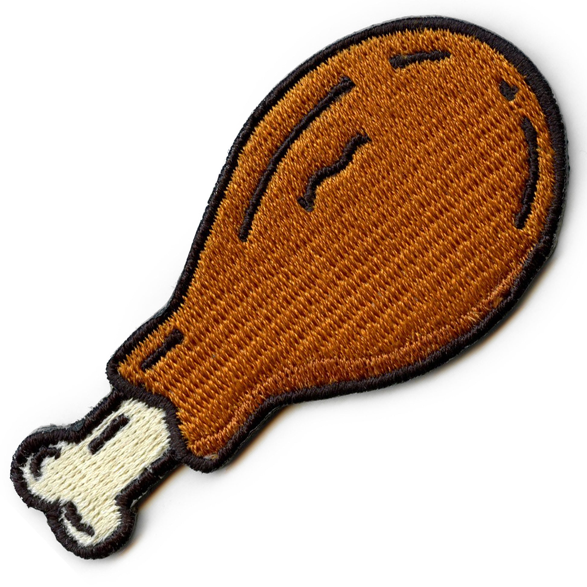 Chicken Wing Food Emoji Embroidered Iron On Patch 