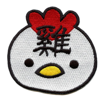 Chinese Zodiac Patch Rooster Embroidered 