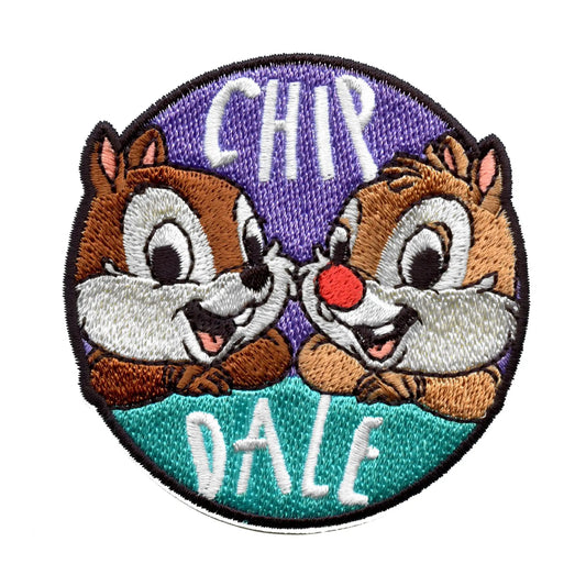 Disney Chip And Dale Patch Animals Duo Cartoon Embroidered Iron On 