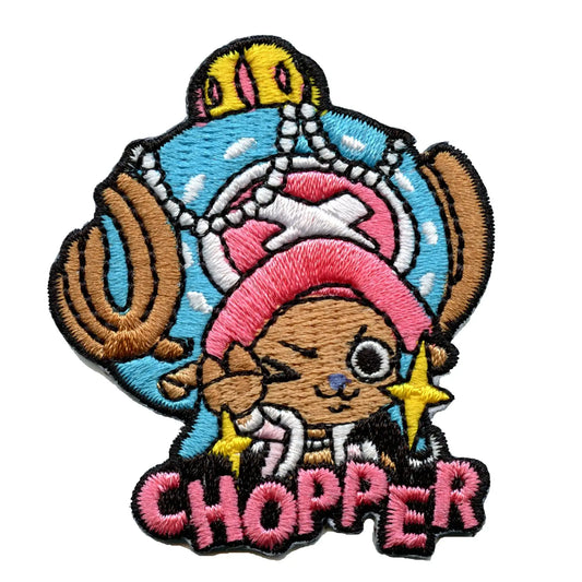 One Piece Anime Chopper Embroidered Iron On Patch 